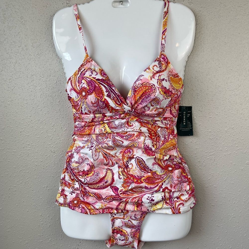 Nwt Lauren Ralph Lauren Two-Piece Tankini And Bottoms - Sizes 8 And 10 Available